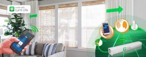 Control curtains by Smartphone